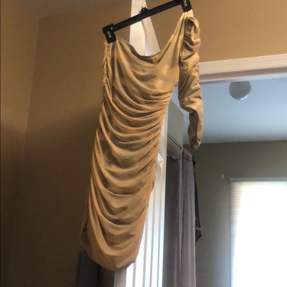 Off the shoulder mini dress